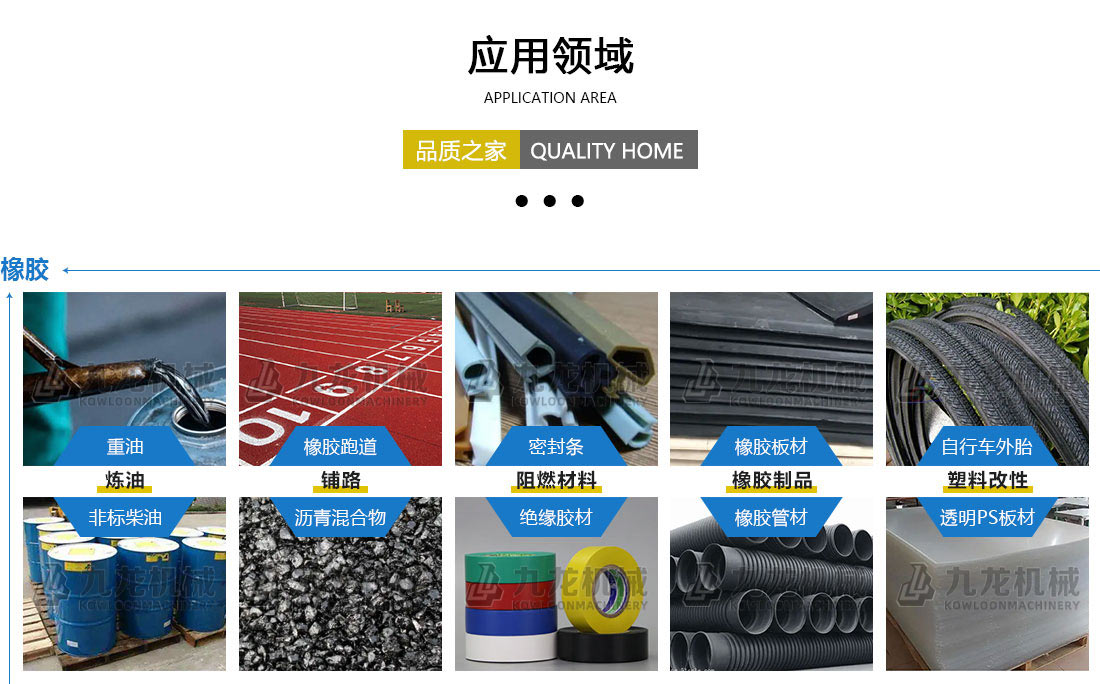 輪胎粉碎設備應用領(lǐng)域
