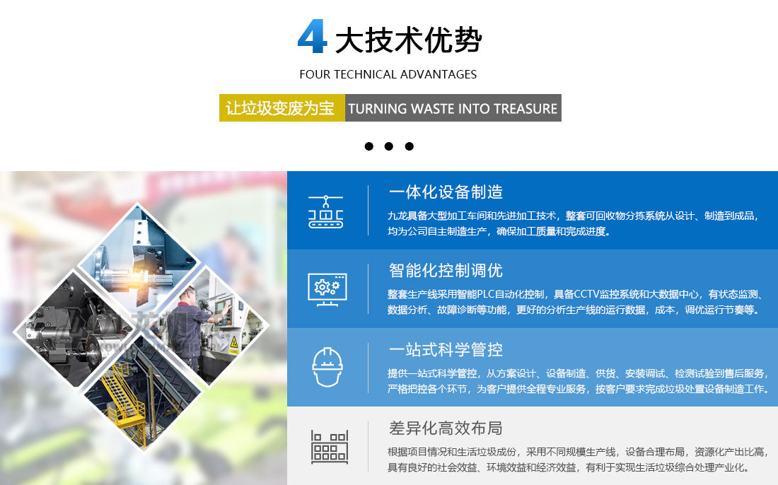 生活垃圾分揀處理設備優(yōu)勢 生活垃圾分揀處理設備優(yōu)勢